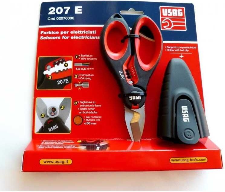 Professionelle Schere für Elektriker Usag 207E 02070006