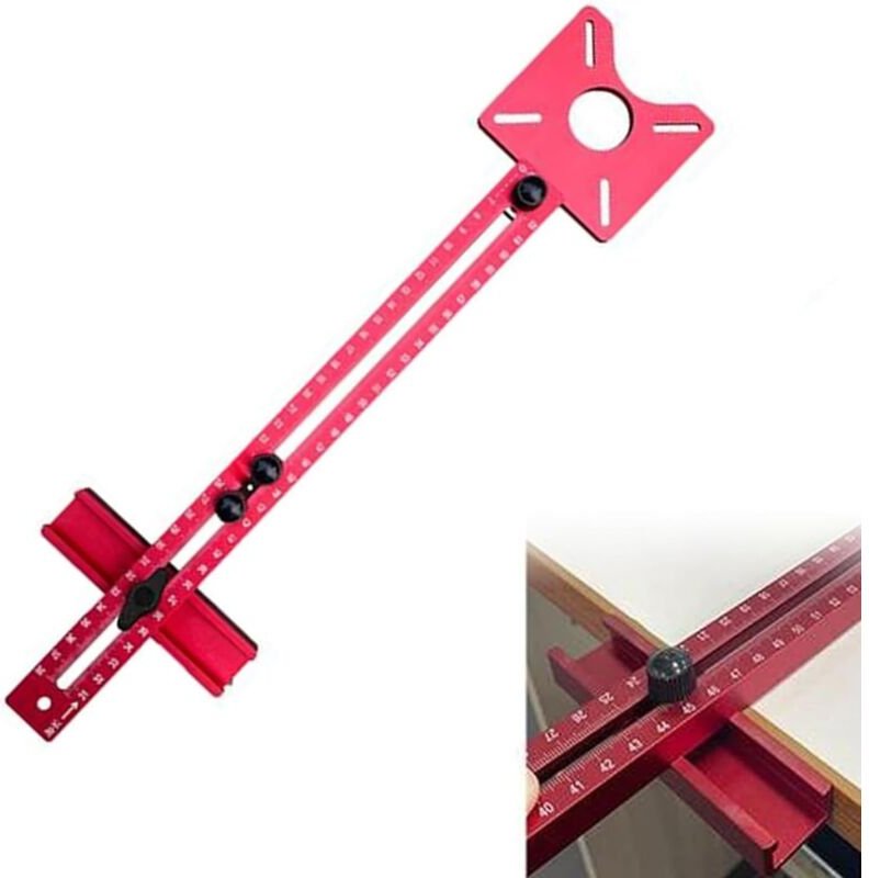 3-in-1-Fräsvorrichtung, verstellbare Holzfräsvorrichtung, Holzfräsvorrichtung für Tischlerarbeiten, Installation von Sch...