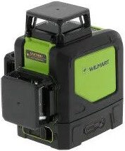 Wilmart - Profi-Laser-Nivelliergerät mit Selbstnivellierung 3 Linien mit Tasche und Halterung