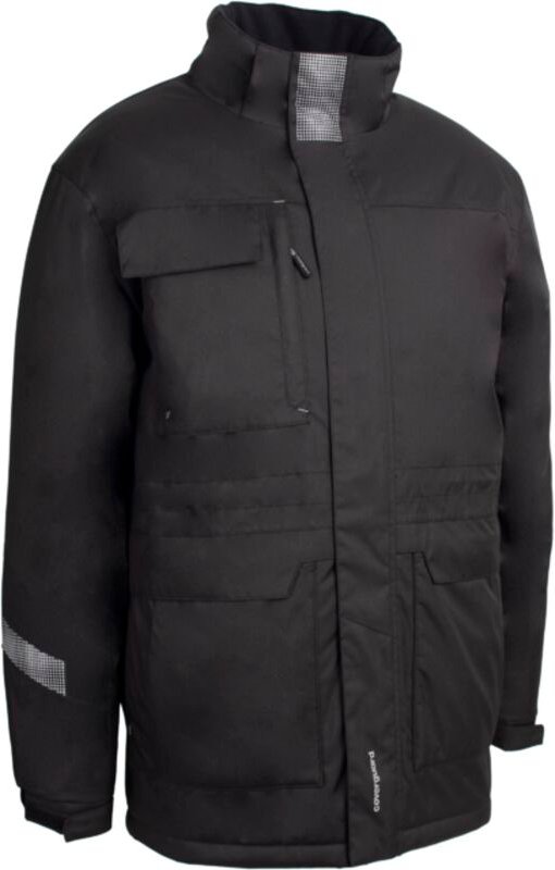 Parka mit thermo-reflektierender Futter TAPIR - Schwarz L