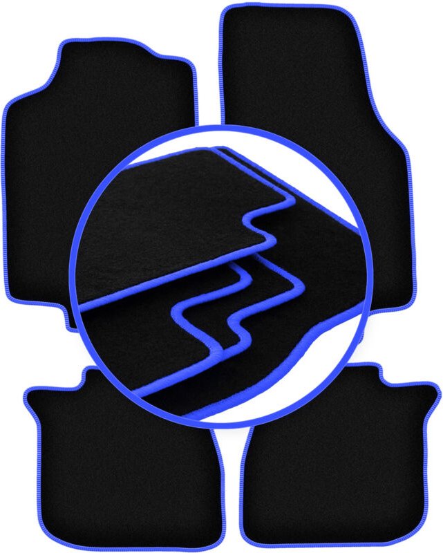CARLUX-BLUE Autofußmatten für: Lancia Lybra Limousine, Kombi, SW (1999-2005)