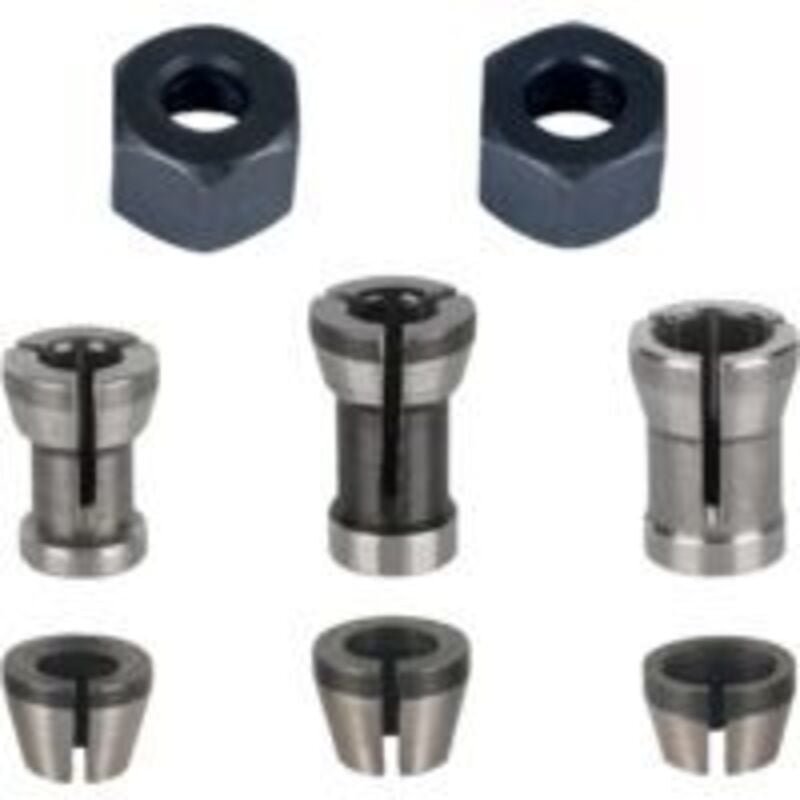 Thumbnail - Mandrin de Fraiseuse - Lot de 8, Collet Mandrin Affleureuse (6 mm, 6.35 mm, 8 mm), Pince de Serrage Defonceuse - Lntyq