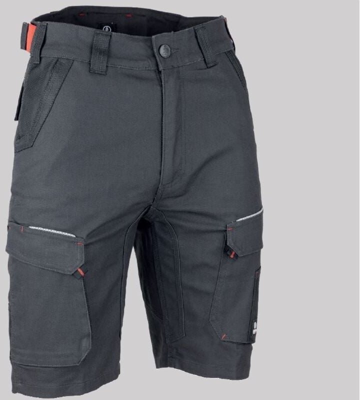 LMA - Bermuda Paleo Multitaschen Stretch - Nachtgrau / Schwarz - T.44 6165-44