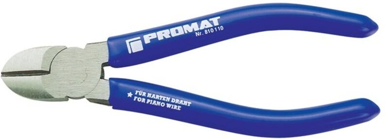 Seitenschneider Länge 180 mm Kopf poliert Kunststoffüberzug