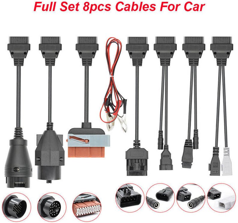 Cavo diagnostico per auto Autocom Multiprog 8 in 1, cavi per auto DS150E TCS CDP