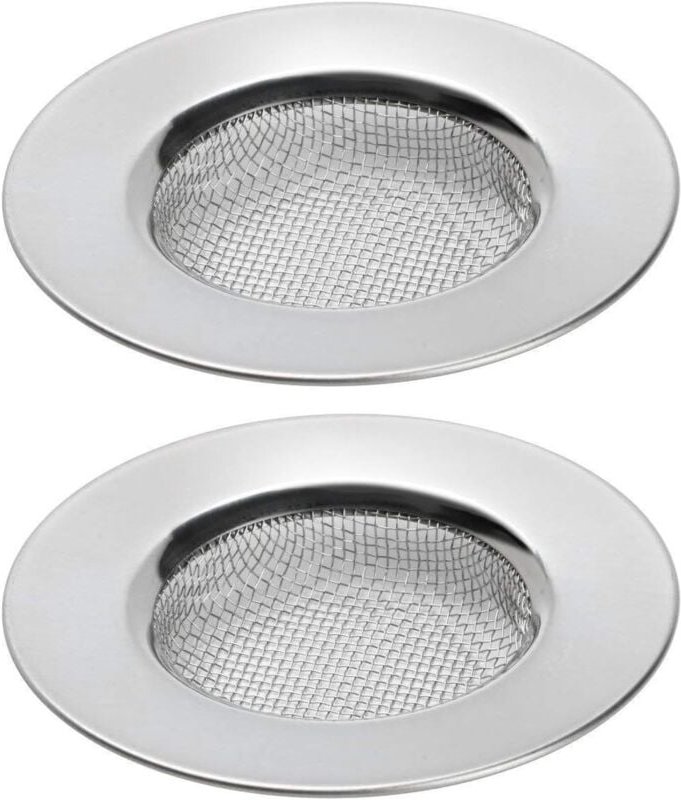 Thumbnail - Sollbry - Set mit 2 Abflusssieben für die Dusche, Haarfänger mit Stöpselloch, Badewanne oder Küchenspüle, Abflussfilter ...