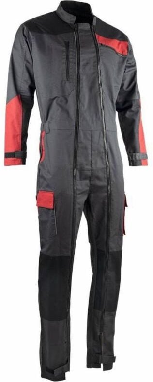 Thumbnail - Sesam-Overall LMA Dunkelgrau/Schwarz/Rot T.6 - 4130