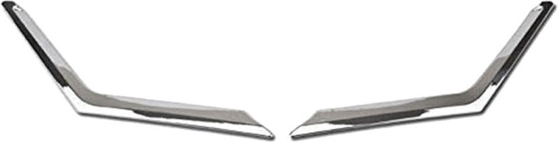 Tlily - 2 StüCk Chrom Front Mesh KüHler Grill Kopf Licht Abdeckung Trim für Rogue T32 2014 2015 2016