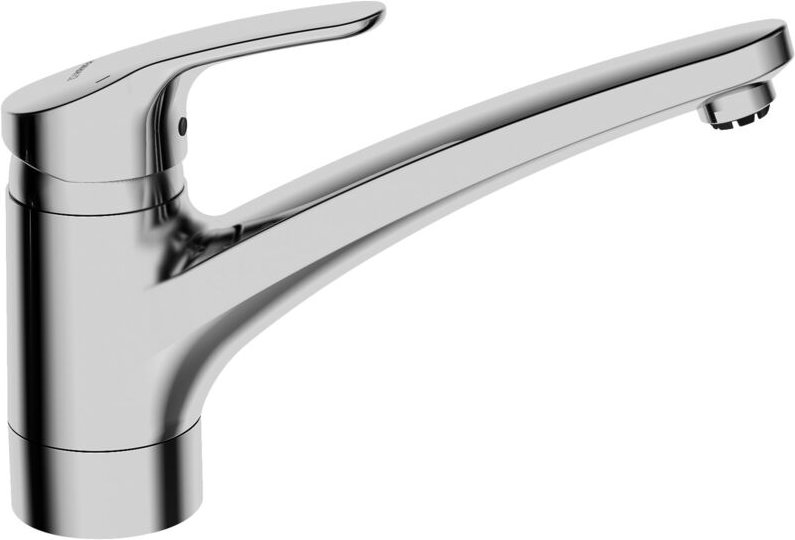 Hansa Mix Einhebelmischer Küchenarmatur 0114 Ausladung 203mm DN15 Chrom