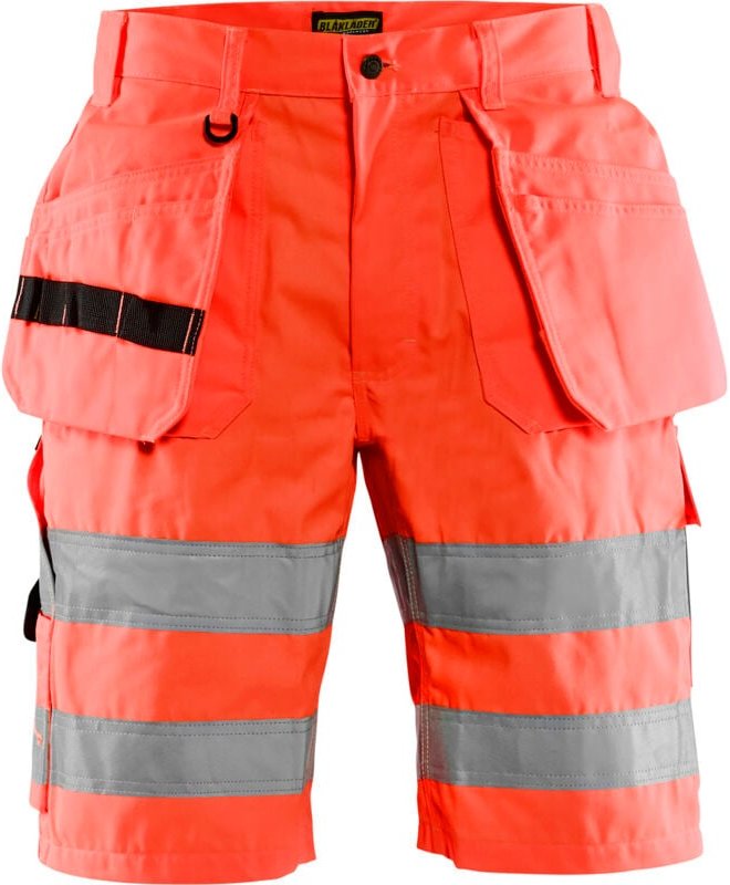 Thumbnail - Hochsichtbarer Arbeitsshorts 15351811 - Neonrot 2XL - FR(52) - SE(C58) - Normen