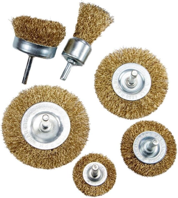 Stahldraht Scheibenbürsten Topfbürste Pinselbüste Drahtbürsten Sortiment