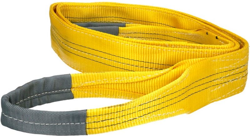 Eslinga Plana Doble Banda 3.000 Kg. 4 Metros Color Amarilla