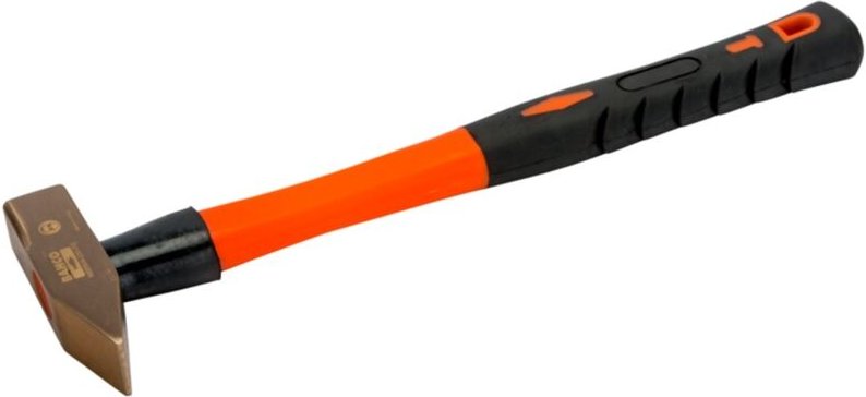 Bahco Schlosserhammer mit Kupferberyllium-Kopf und Fiberglas-Griff, funkenfrei, 300 g