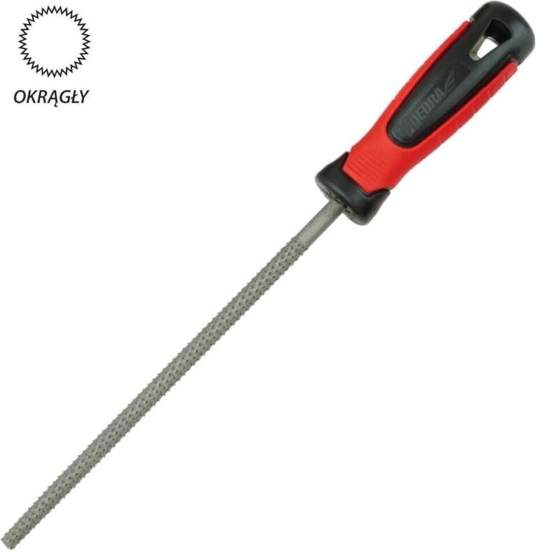 Thumbnail - DEDRA Holzraspel 200 mm – rund, Kohlenstoffstahl