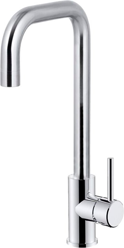 Küchenarmatur CABL001CH - druckfeste Armatur - Wasserhahn mit langlebigen Keramikscheiben, schwarz matt