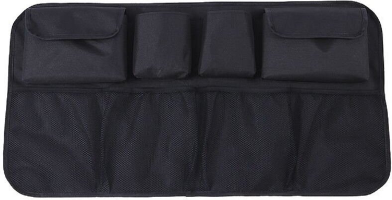 Cofi 1453 - Auto-Organizer für die Rücksitzlehne für den Kofferraum Wasserdicht Universell einsetzbar Polyester Schwarz