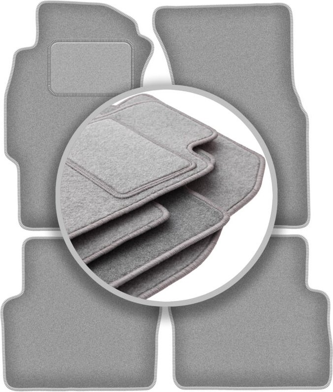 Graue Autofußmatten für: Rover 400/45 Limousine (1998-2005)