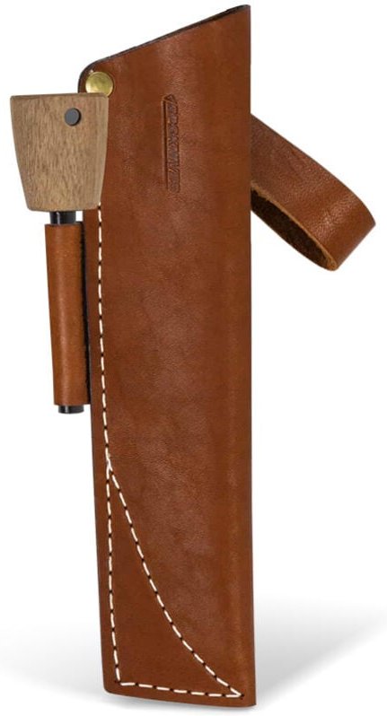 BPS Knives SH07 Braune Universal-Lederscheide mit Feuerstarter
