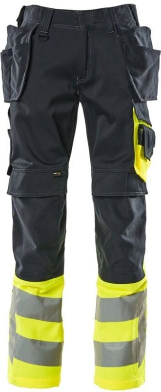 Mascot - Hose mit Hängetaschen 17531-860-01017 Gr. 82C56 schwarzblau/hi-vis gelb