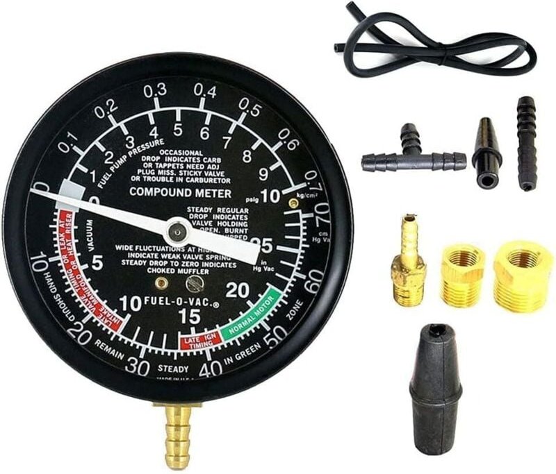 Vergaserventil AUTOOL Auto Pumpe Druck Vakuum Tester Messgerät Diagnose Test Tool Kit