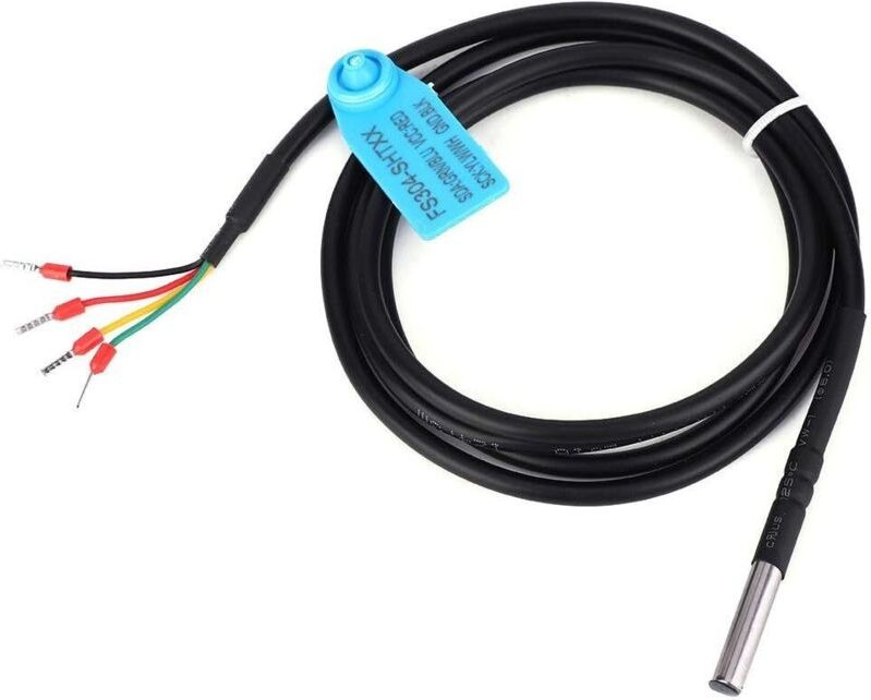 Sensorsonde, I2C-Schnittstelle Bodentemperatur- und Feuchtigkeitssonde Bodenfeuchtigkeitstester Digitales wasserdichtes