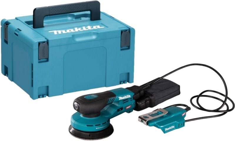 Bo 003 CGZ01 Akku Exzenterschleifer 40 v max. 125 mm 3,0 mm Hub Brushless + Makpac - ohne Akku, ohne Ladegerät - Makita