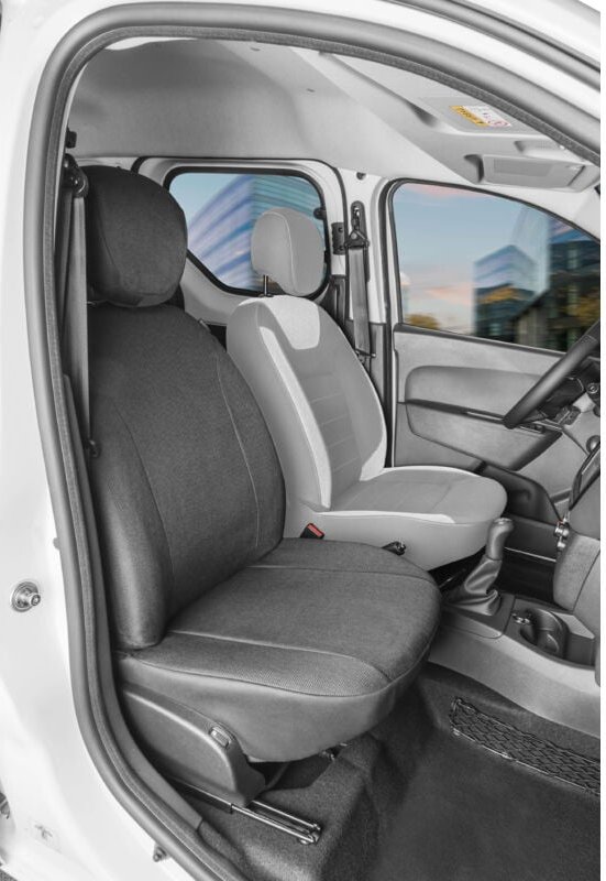 Walser - Passform Sitzbezug aus Stoff kompatibel mit Dacia Dokker, Einzelsitz Beifahrer