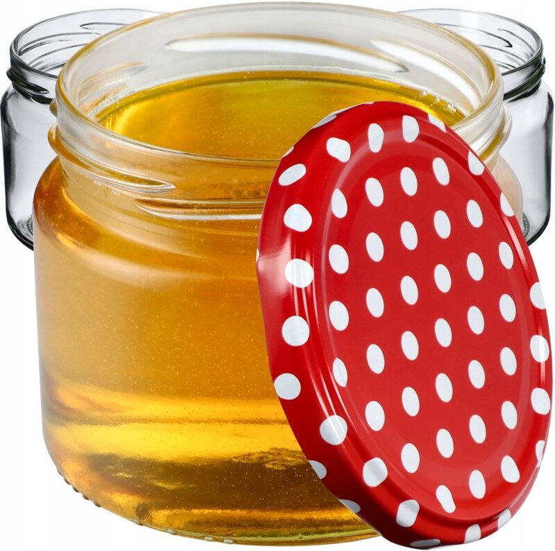 Słój Berti 330ml fi82 TO-330 pakiet 10szt + - Kadax