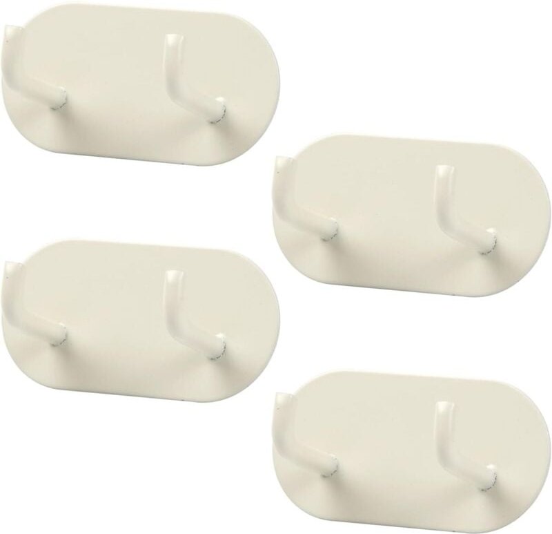 Shining House - Stück selbstklebender Wandhaken, Badezimmer-Handtuchhalter, Handtuchhaken aus Metall, Badezimmerhaken oh...