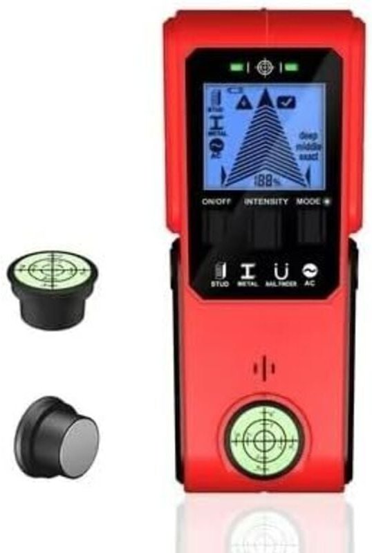Balkenfinder-Wandscanner, 5-in-1-Multifunktions-Balkensucher mit Mikroprozessorchip und HD-LCD-Display zur Erkennung von...