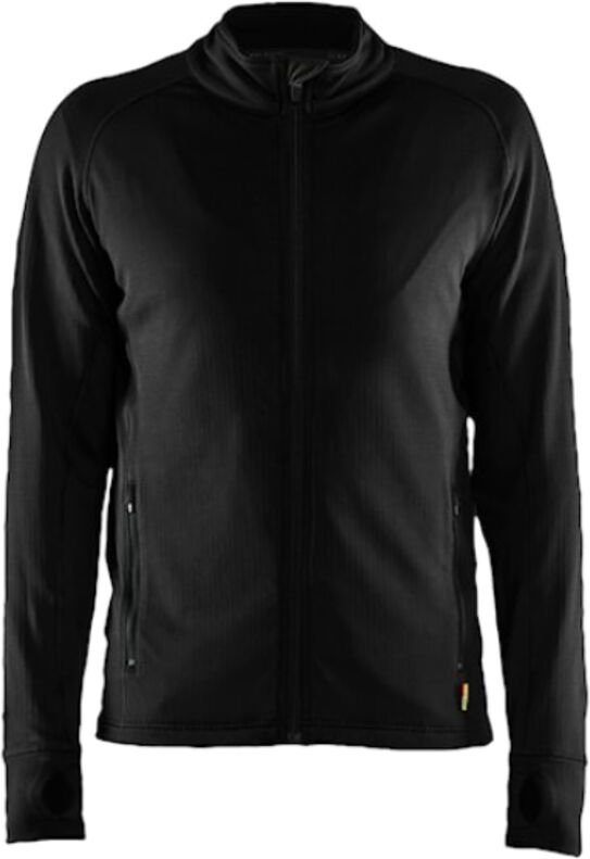 Arbeitsjacke aus Mikropolar mit Reißverschluss STRIKER 4735 – Schwarz XXXL