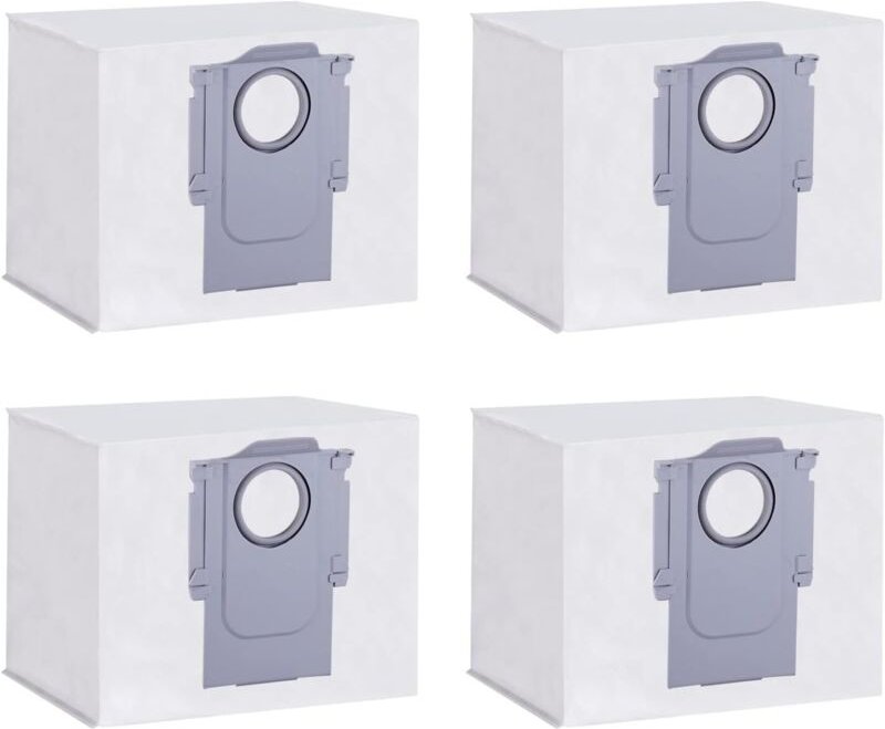 4er-Pack Staubbeutel für Roborock S8+/ S8 Pro Ultra/ S7 MaxV Ultra/ S7 Pro Ultra/ Q7+/ Q7 Max+/ Q8 Max+/ Q5 Pro+ Staubsa...