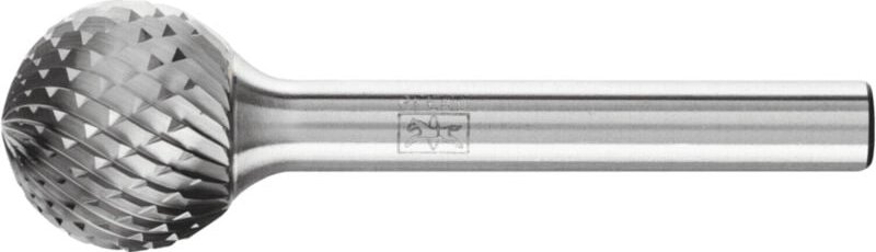 August Rüggeberg Gmbh&co.kg - pferd Hartmetall Frässtift Kugel kud ø 16x14 mm Schaft-Ø 6 mm Z4 universal mittel fein