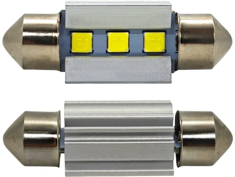 Stück C10W LED 41mm Birne SV8.5 12-24V CANBUS 320lm starkes Weiß