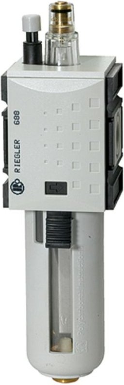 Nebelöler »futura«, Polycarbonatbehälter, Schutzkorb, bg 4, g 1 - Riegler