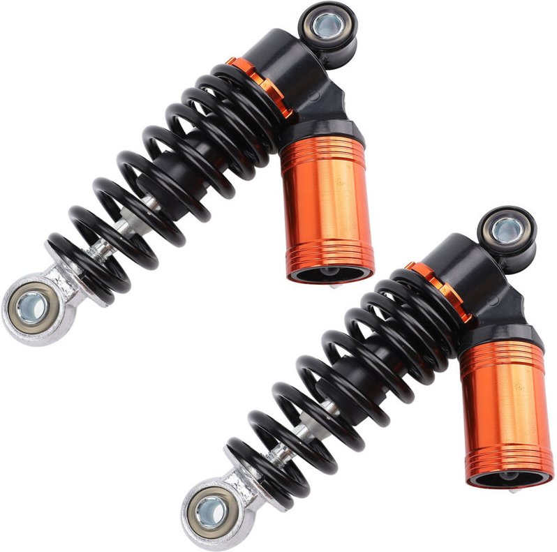 Jeffergarden Paar 180 -mm -Stoßdämpfer Aluminiumlegierung Hochleistungsfeder für Dirt Bike Go Kart ATV Quad Scooter Elek...