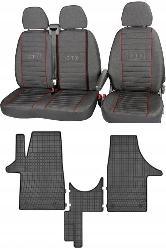 Satz Bezüge und Matten VW TRANSPORTER T5 2003-2015