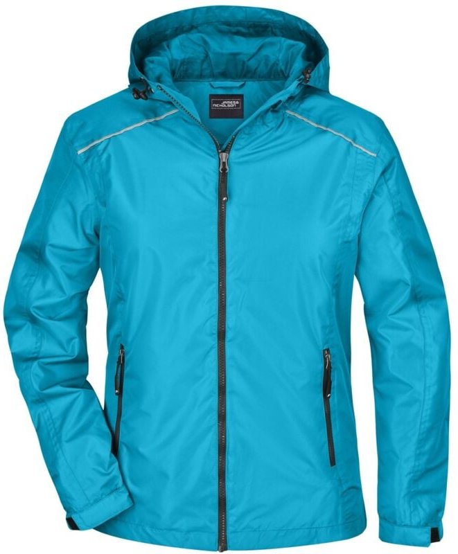 James&nicholson - Sportliche, funktionale Outdoorjacke Damen JN1117 Gr. 2XL turquoise/iron-grey