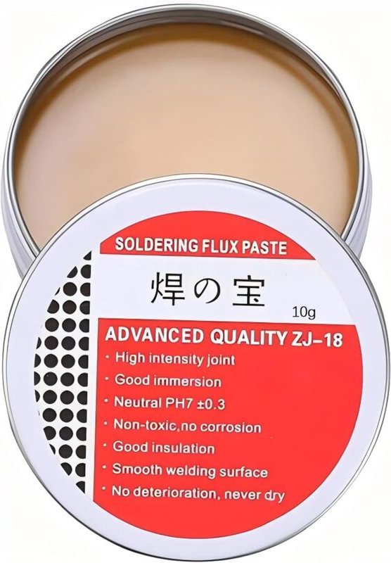 Bluedeer - 10g Lötpaste,1 Stück Lötflussmittel, Flussmittel Löten, Lötfett Flussmittel, Lötflussmittel, Zinnpaste, Lötdo...