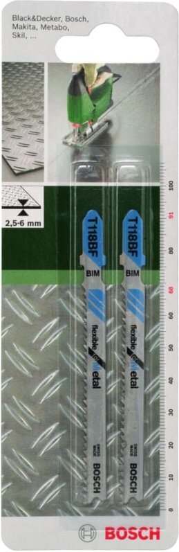 Bosch - Bimetall-Stichsägeblatt t 118 bf Flexibel für Metall 2609256734