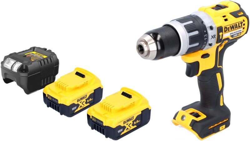 Dcd 796 P2 Akku Schlagbohrschrauber 18 v 70 Nm Brushless + 2x Akku 5,0 Ah + Ladegerät - Dewalt