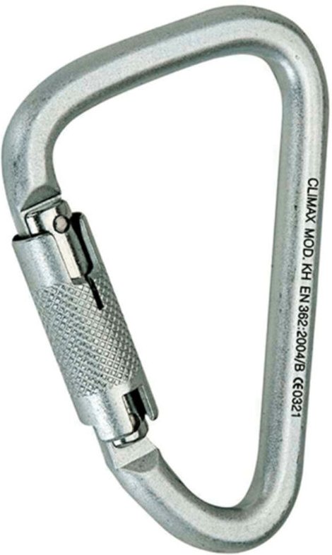 Profi Kletterkarabiner 45 kN Aliens Stahl