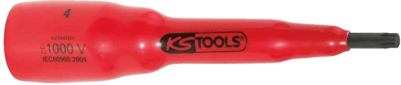 Ks Tools 3/8 Bit-Stecknuss mit Schutzisolierung für Vielzahn(XZN)-Schrauben, M8