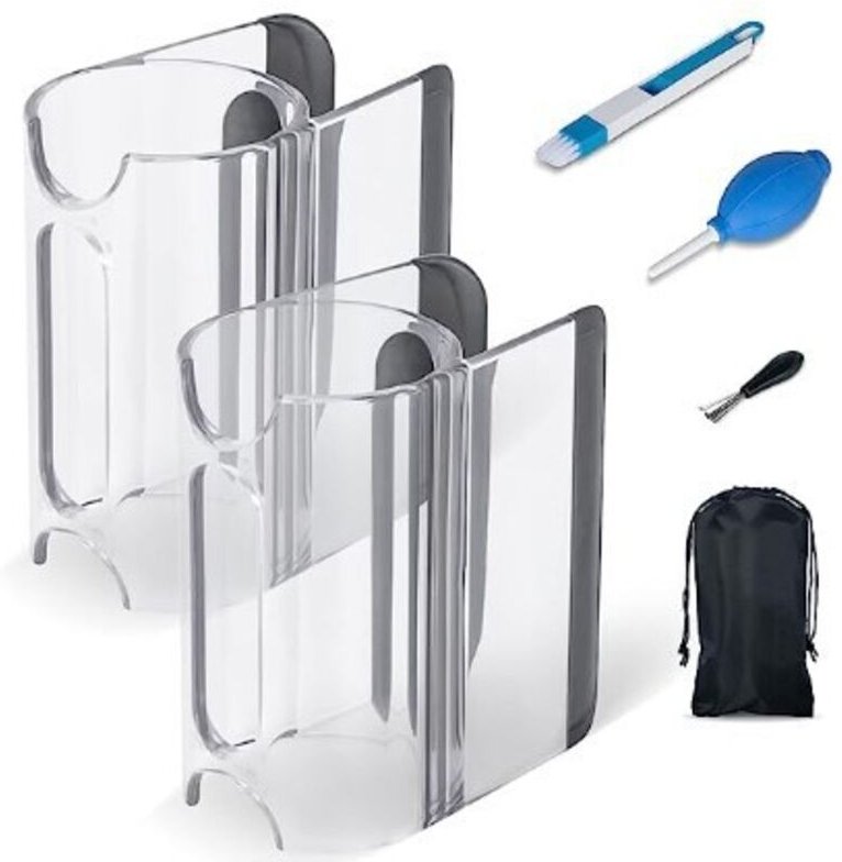 2 Stück Clip-Zubehörhalter für Staubsauger V7 V8 V10 V11 V12 V15, Bürstenaufbewahrung, Organizer, Staubsauger-Set, mit R...