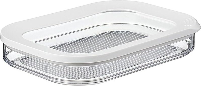 CSPARKV 1-stöckige Wurstbox – Weiß – Kühlschrank-Aufbewahrungsbox für Wurstwaren – Separate Aufbewahrungsboxen – Spülmas...