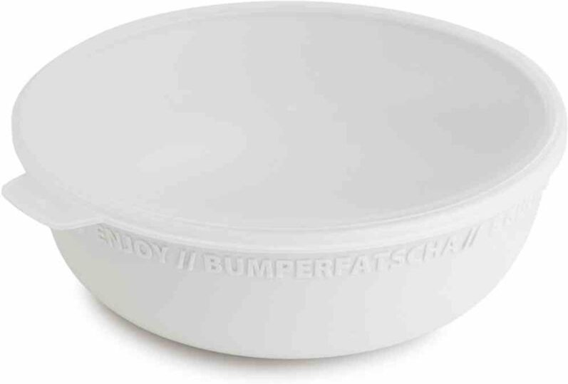 Rotho - Schüssel mit Deckel 0,35 l Tresa mistletoe weiß Vorratsdose Frischhaltedose Kühlschankdose