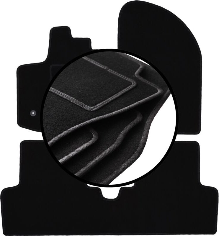 Komplettset Veloursmatten für: Dacia Lodgy Minivan (2012-)