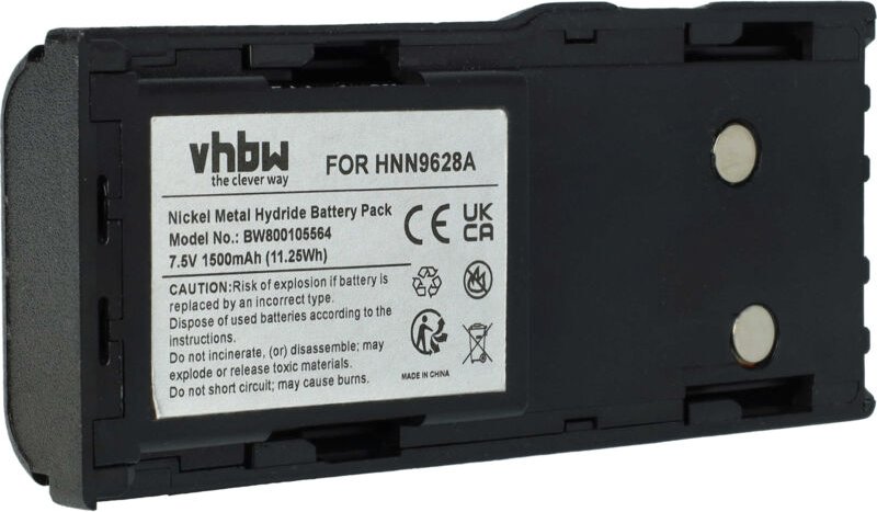 Thumbnail - Vhbw - 1x Akku Ersatz für Motorola WPPN4012-R, WPNN4040AR, WPNN4044AR für Funkgerät, Walkie Talkie (1500 mAh, 7,5 v, NiM...