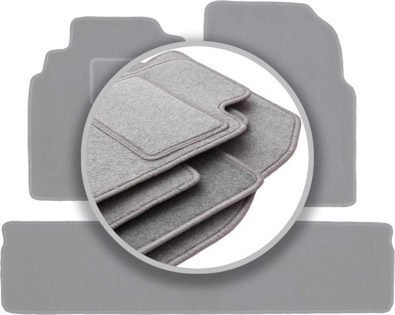 Graue Automatten für: Nissan Almera Tino Minivan (2000-2006)