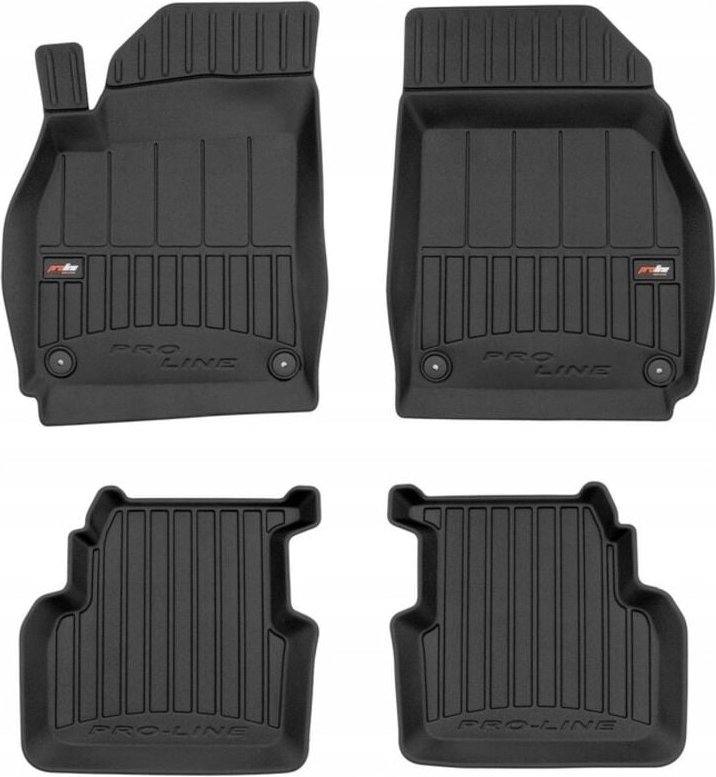 Matten, Fussmatten, Gummi-Fußmatten Saab 9-3 2 2002-2015, 3d-Mulde